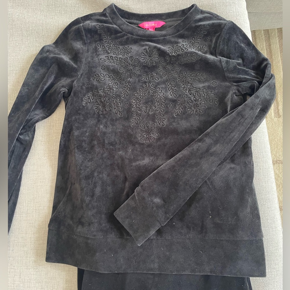 Black Velour jumpsuit